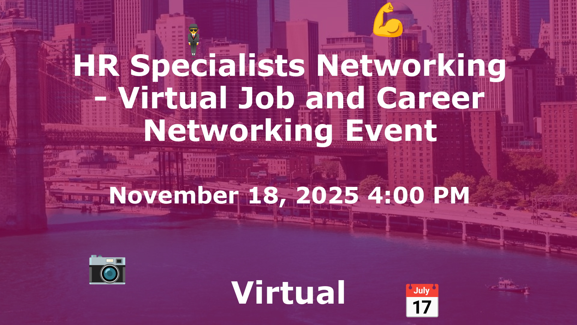 HR Specialists Networking - Virtual Job and Career Networking Event event image